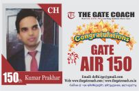 GATE 2016 Toppers AIR 150