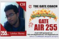 GATE 2016 Toppers AIR 255
